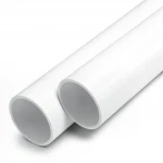 مواسير UPVC الوطني جدول 40  مقاس ½ 2 إنش سمك 5.16 مم الوزن 1.65 كجم / متر  لون أبيض