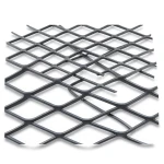 Hot Rolled Black Steel Expanded Metal Mesh Khaleeji 1.7 mm Thickness 1.22 m Width 7 m Length