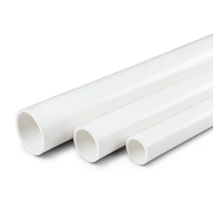 مواسير UPVC جدول 40 مقاس 0.5 إنش سمك 2.77 مم أبيض