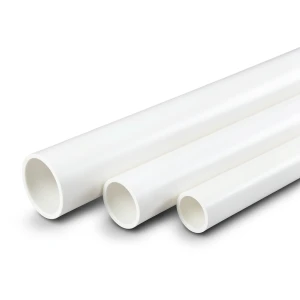 UPVC Pipes Schedule 40 Size 1 inch Thickness 3.38 mm White