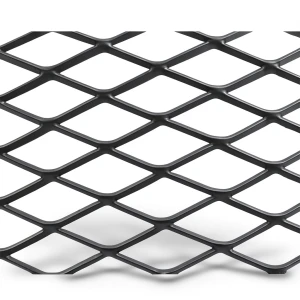 Hot Rolled Black Steel Expanded Metal Mesh Khaleeji 1.8 mm Thickness 1.22 m Width 4 m Length