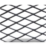 Hot Rolled Black Steel Expanded Metal Mesh Khaleeji 1.8 mm Thickness 1.22m Width 5m Length