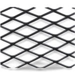 Hot Rolled Black Steel Expanded Metal Mesh Khaleeji 1.8 mm Thickness 1.22m Width 6m Length