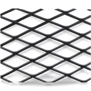 Hot Rolled Black Steel Expanded Metal Mesh Khaleeji 1.8 mm Thickness 1.22m Width 6m Length