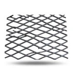 Hot Rolled Black Steel Expanded Metal Mesh Khaleeji 1.7 mm Thickness 1.22 m Width 7 m Length
