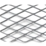 Hot Rolled Steel Expanded Metal Mesh Khaleeji 1.8 mm Thickness 1.22m Width 1m Length