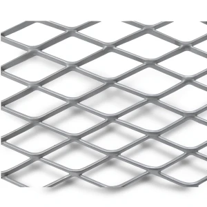 Hot Rolled Steel Expanded Metal Mesh Khaleeji 1.8 mm Thickness 1.22m Width 1m Length