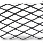 Khaleeji Hot Rolled Black Expanded Metal Mesh 2mm Thickness 1.22m Width 2m Length by Bait Al Tatawor