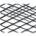 Hot Rolled Black Steel Expanded Metal Mesh Khaleeji 2 mm Thickness 1.22m Width 3m Length