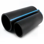 مواسير HDPE الوطني لشبكات المياه الغير مضغوطة  ضغط 2 بار قطر خارجي 160 مم سمك 1.8 مم لون اسود