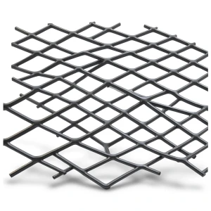 Hot Rolled Black Steel Expanded Metal Mesh Khaleeji 2 mm Thickness 1.22x4 m