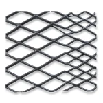 Hot Rolled Black Steel Expanded Metal Mesh Khaleeji 2 mm Thickness 1.22 m Width 5 m Length | Bait Al Tatawor