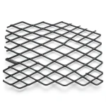 Hot Rolled Black Steel Expanded Metal Mesh Khaleeji 1.8 mm Thickness 1.22m Width 7m Length