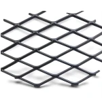Hot Rolled Black Steel Expanded Metal Mesh Khaleeji 2 mm Thickness 1.22m Width 7m Length