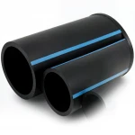 مواسير HDPE الوطني لشبكات المياه الغير مضغوطة  ضغط 2 بار قطر خارجي 250 مم سمك 2 مم لون اسود