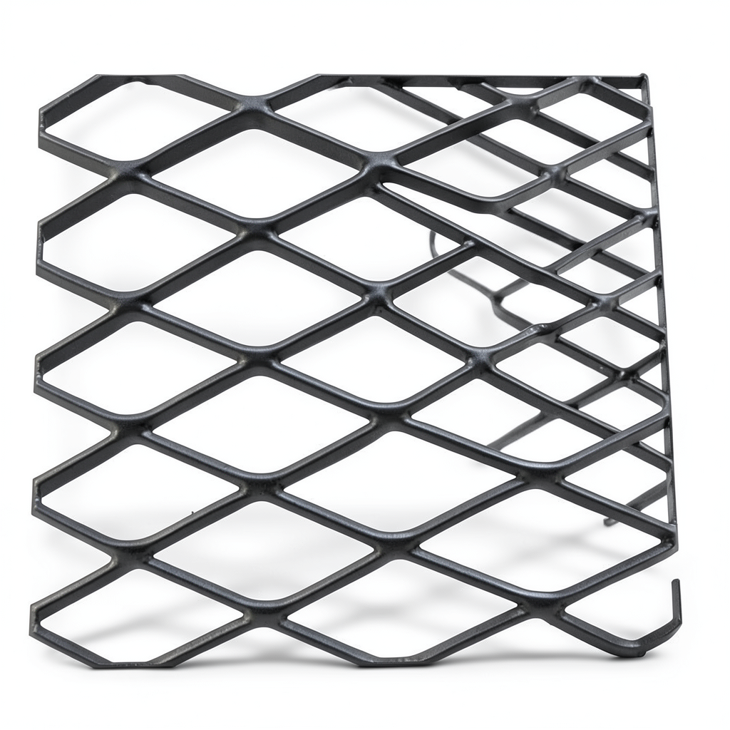 Hot Rolled Black Steel Expanded Metal Mesh Khaleeji 2 mm Thick 1.22x1 m