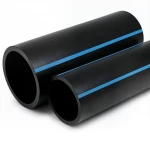 مواسير HDPE الوطني لشبكات المياه الغير مضغوطة  ضغط 2 بار قطر خارجي 280 مم سمك 2.3 مم لون اسود