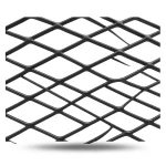 Khaleeji Hot Rolled Black Expanded Metal Mesh 2mm Thickness 1.22m Width 2m Length by Bait Al Tatawor