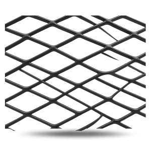 Khaleeji Hot Rolled Black Expanded Metal Mesh 2mm Thickness 1.22m Width 2m Length by Bait Al Tatawor