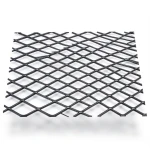 Hot Rolled Steel Expanded Metal Mesh 2.3 mm Thickness 1.22m Width 3m Length, Black
