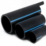 مواسير HDPE الوطني لشبكات المياه الغير مضغوطة  ضغط 2 بار قطر خارجي 400 مم سمك 3.2 مم لون اسود