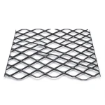 Hot Rolled Black Steel Expanded Metal Mesh Khaleeji 1.7 mm Thickness 1.22 m Width 7 m Length