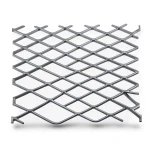 Hot Rolled Steel Expanded Metal Mesh Khaleeji 1.8 mm Thickness 1.22m Width 1m Length