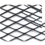 Hot Rolled Black Steel Expanded Metal Mesh Khaleeji 1.8 mm Thickness 1.22m Width 2m Length