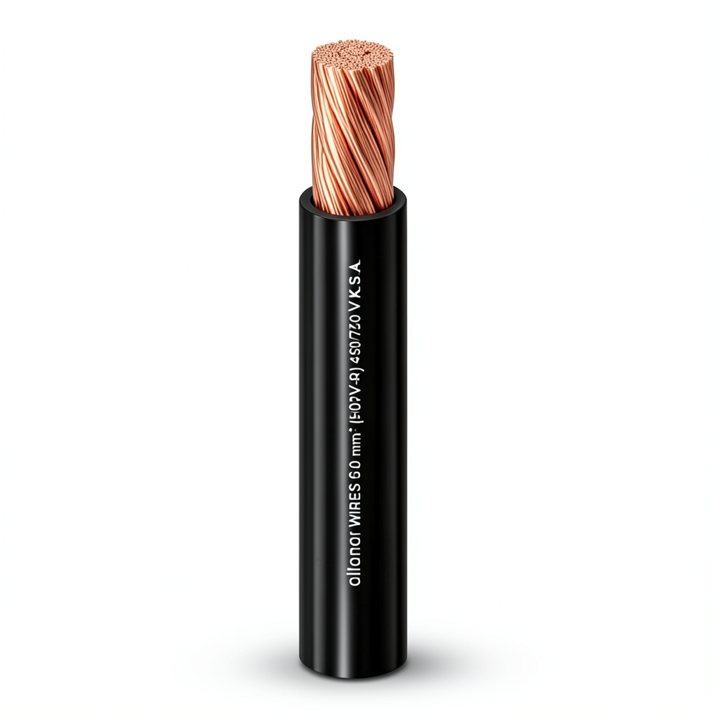 Copper Stranded Wire 150sq mm 450/750V Heat Resistant PVC Insulation | Al Fanar