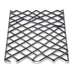 Hot Rolled Black Steel Expanded Metal Mesh Khaleeji 2 mm Thickness 6 m Length 1.22 m Width