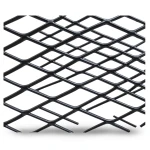 Hot Rolled Black Steel Expanded Metal Mesh Khaleeji 2 mm Thickness 1.22m Width 7m Length