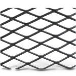 Hot Rolled Black Steel Expanded Metal Mesh Khaleeji 1.8 mm Thickness 1.22m Width 5m Length