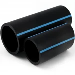مواسير HDPE الوطني لشبكات المياه الغير مضغوطة  ضغط 2 بار قطر خارجي 110 مم سمك 1.8 مم لون اسود