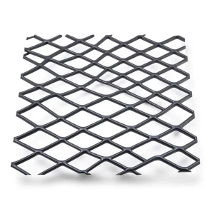 Hot Rolled Black Steel Expanded Metal Mesh Khaleeji 2.3 mm Thickness 1.22 m Width 2 m Length
