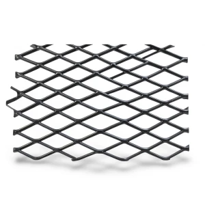 Hot Rolled Steel Expanded Metal Mesh 2.3 mm Thickness 1.22m Width 3m Length, Black