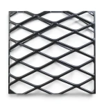 Hot Rolled Black Steel Expanded Metal Mesh Khaleeji 2 mm Thick 1.22x1 m