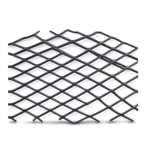 Hot Rolled Black Steel Expanded Metal Mesh 2.3 mm Thickness 1.22m Width 4m Length