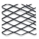 Hot Rolled Black Steel Expanded Metal Mesh Khaleeji 2 mm Thickness 1.22m Width 3m Length