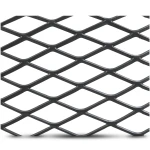 Hot Rolled Black Steel Expanded Metal Mesh Khaleeji 2 mm Thickness 1.22 m Width 5 m Length | Bait Al Tatawor
