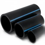 مواسير HDPE الوطني لشبكات المياه الغير مضغوطة  ضغط 2 بار قطر خارجي 200 مم سمك 1.8 مم لون اسود