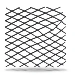 Hot Rolled Black Steel Expanded Metal Mesh Khaleeji 2 mm Thickness 6 m Length 1.22 m Width