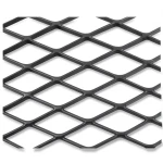 Hot Rolled Black Steel Expanded Metal Mesh Khaleeji 2 mm Thickness 1.22m Width 7m Length