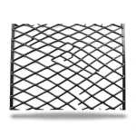 Hot Rolled Steel Expanded Metal Mesh 2.3 mm Thickness 1.22m Width 1m Length, Black