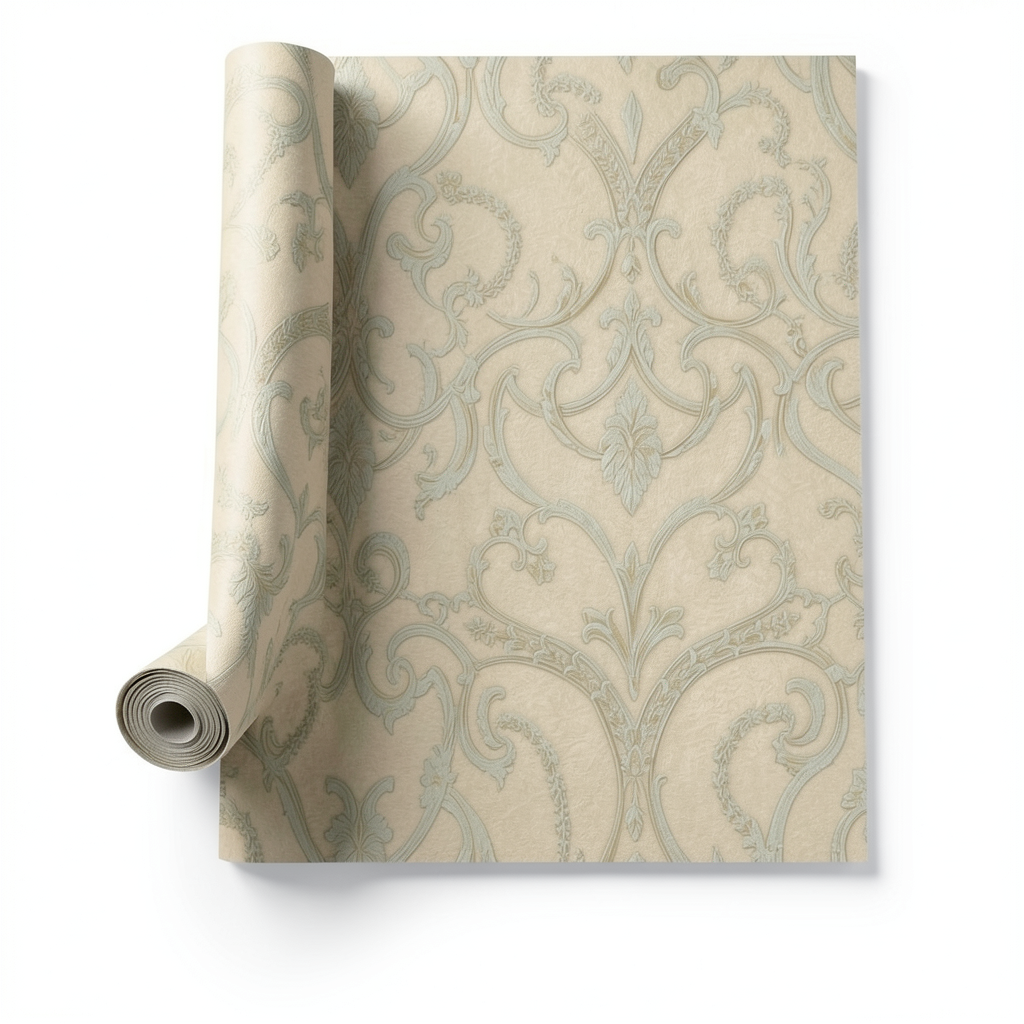 Classic Wall Covering Beige, 10m x 1.06m, Model 81413
