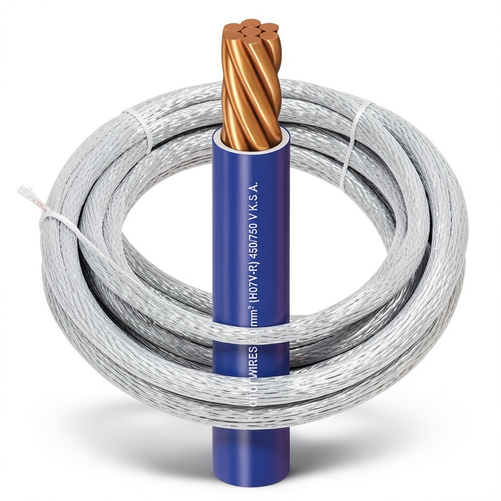 Alfanar 150mm² Stranded Copper Wire, 2.44mm Diameter, 450/750V PVC Insulation | Al Fanar