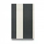 Italian Wallpaper Dark Gray With Beige Color Striped Design, Size 10mx0.70m, Model rc17036