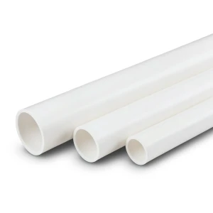 مواسير UPVC جدول 40 مقاس 1.5 إنش سمك 3.68 مم لون أبيض
