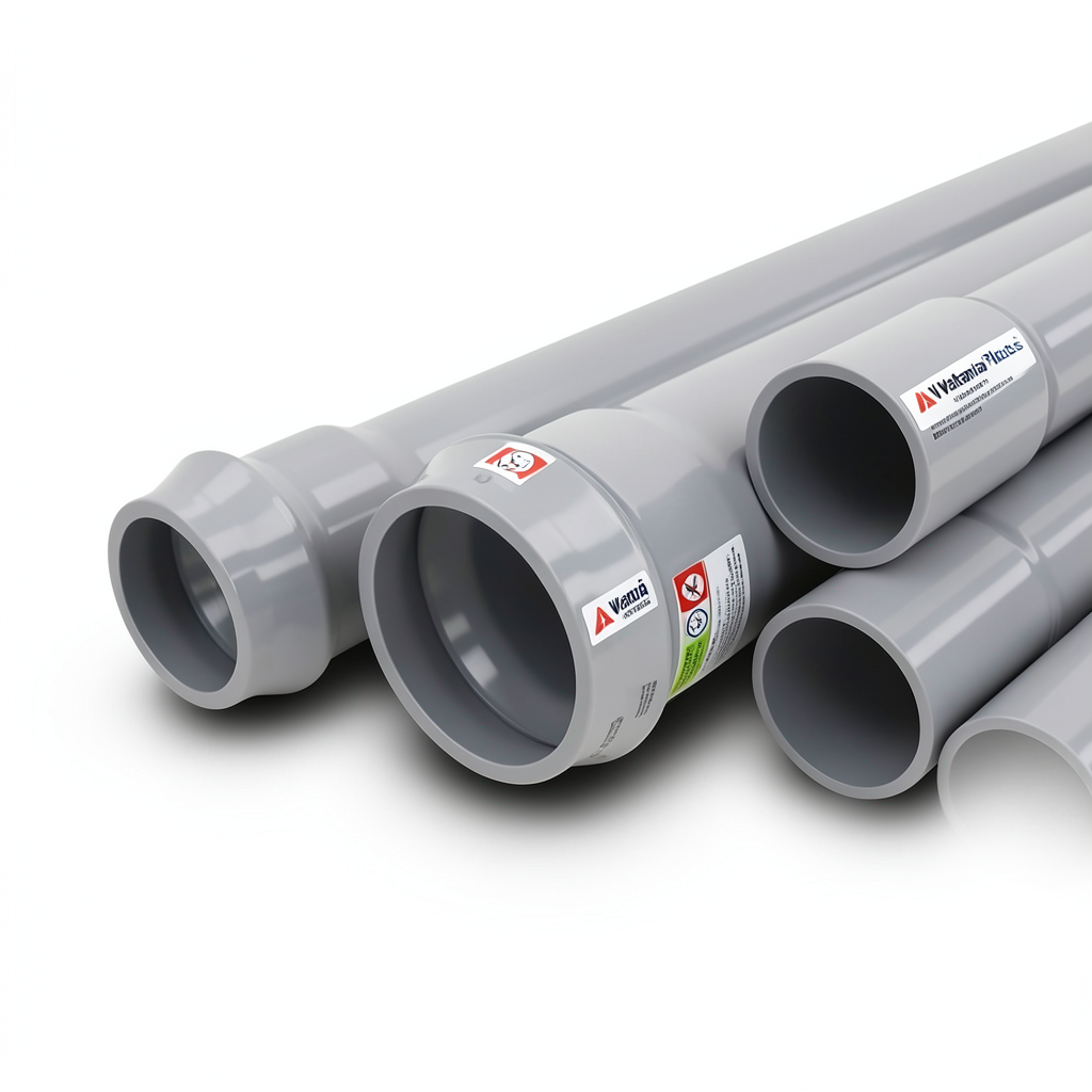 أنابيب UPVC ضغط 20 بار قطر خارجي 225 مم سمك 16.6 مم لون رمادي | بلاستيك الوطنية