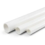UPVC Pipes Schedule 40 3 inch Thickness 5.49 mm White