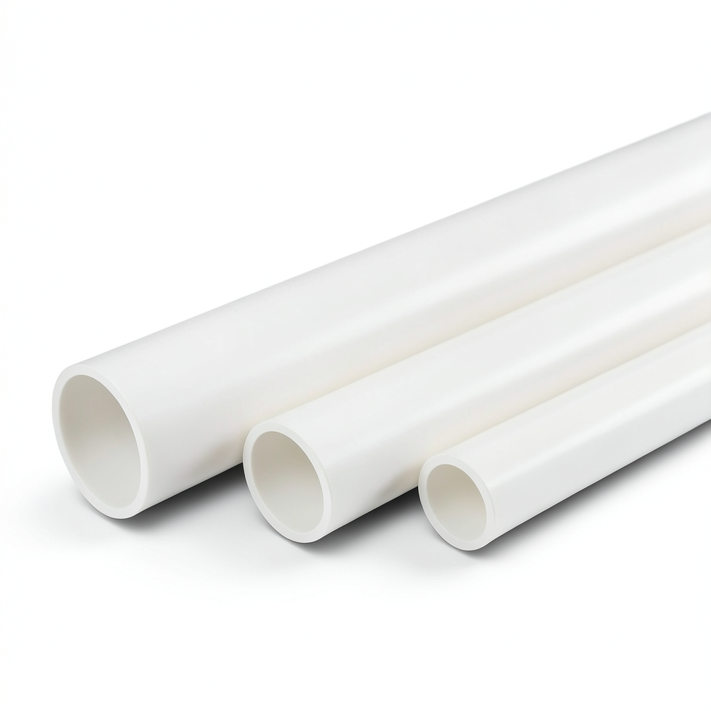 أنابيب UPVC جدول 40 مقاس 3 إنش سمك 5.49 مم لون أبيض